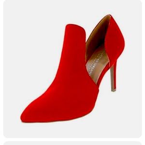 Red Christian Siriano Shootie